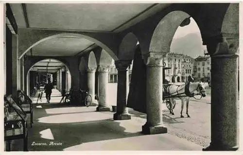 AK / Ansichtskarte  LOCARNO_Lago_Maggiore_TI Arcaden
