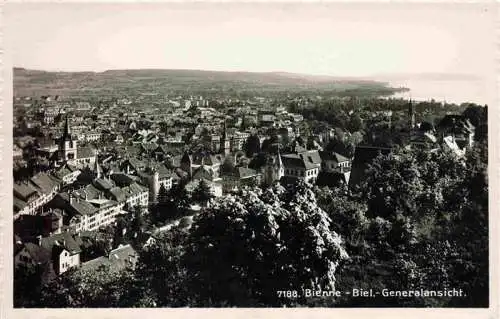 AK / Ansichtskarte  Biel_Bienne_BE Panorama