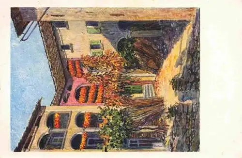 AK / Ansichtskarte  Losone_Locarno_TI Cortile rustico