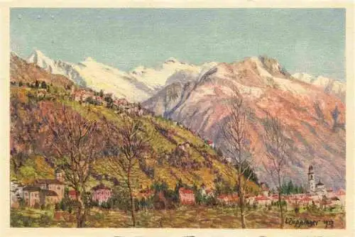 AK / Ansichtskarte  Solduno_Locarno_TI e Monte Trinita