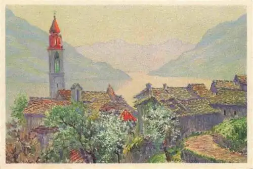 AK / Ansichtskarte  Ronco_Ascona_Locarno_Lago_Maggiore_TI Motivo rustico