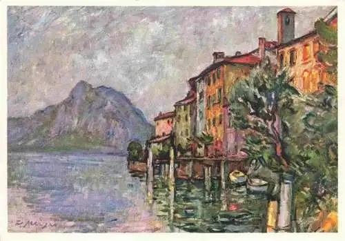 AK / Ansichtskarte  Gandria_Lago_di_Lugano Debarcadero di Gandria