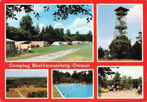 AK / Ansichtskarte 73992405 Ommen_Overijssel_NL Camping Besthmenerberg Aussichtsturm Panorama Freibad Eingang