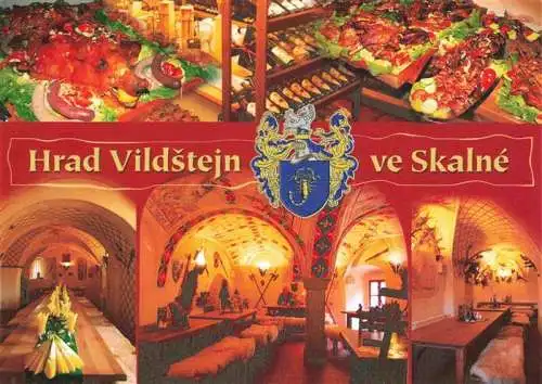 AK / Ansichtskarte 73992422 Skalna_Wildstein_CZ Hrad Vildstejn Gastraeume Buffet