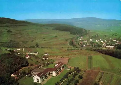 AK / Ansichtskarte  Holzhausen_Burbach Ferienheim des Blauen Kreuzes Fliegeraufnahme