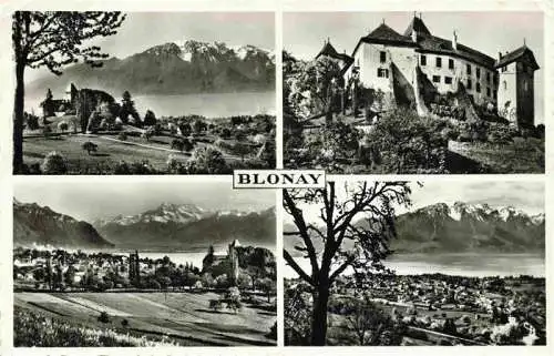 AK / Ansichtskarte  Blonay-Saint-Legier_Blonay-sur-Vevey_VD Vue partielle Le Chateau