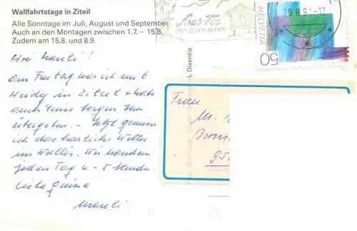 AK / Ansichtskarte  Ziteil_Salouf_GR Wallfahrtstage