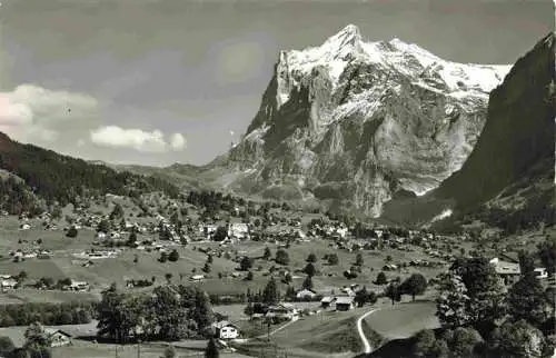 AK / Ansichtskarte  Grindelwald_BE mit Wetterhorn