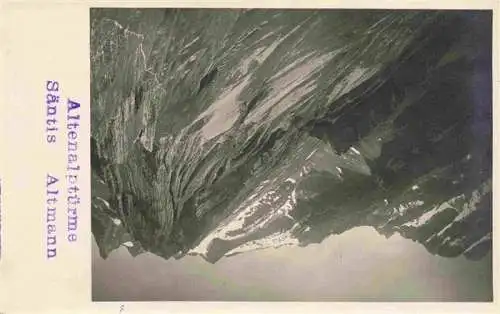 AK / Ansichtskarte  Altenalptuerme_IR mit Saentis und Altmann