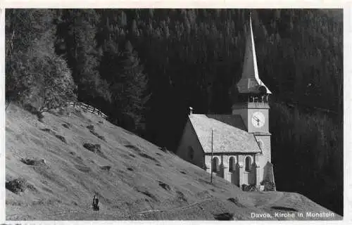 AK / Ansichtskarte  DAVOS_GR Kirche in Monstein