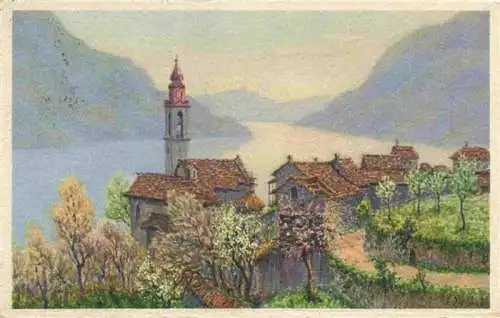 AK / Ansichtskarte  Ronco_Ascona_Locarno_Lago_Maggiore_TI Panorama