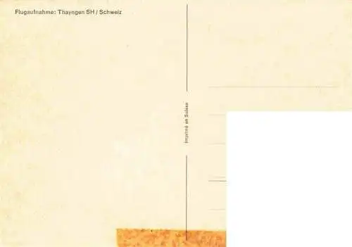AK / Ansichtskarte  Thayngen_SH Fliegeraufnahme