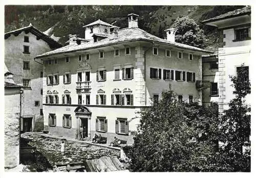 AK / Ansichtskarte  Soglio_Maloja_GR Hotel Willy Palazzo Salis