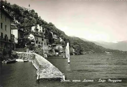 AK / Ansichtskarte 13992641 Ronco_Ascona_Locarno_Lago_Maggiore_TI Panorama
