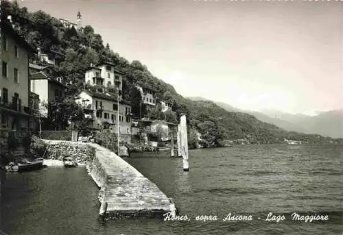 AK / Ansichtskarte  Ronco_Ascona_Locarno_Lago_Maggiore_TI Panorama