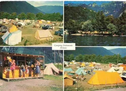 AK / Ansichtskarte  Melano_Lugano_TI Camping di Pedemonte Teilansichten