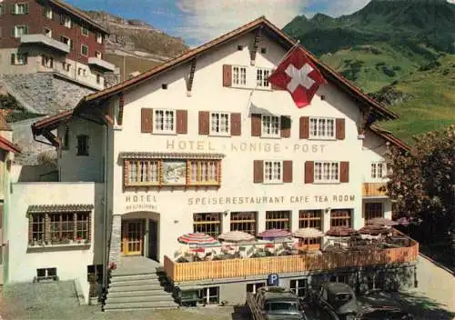 AK / Ansichtskarte  Andermatt_UR Hotel Drei Koenige und Post