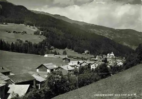 AK / Ansichtskarte  Churwalden_Plessur_GR Panorama