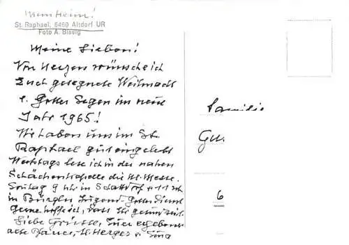 AK / Ansichtskarte  Altdorf__UR St Raphael