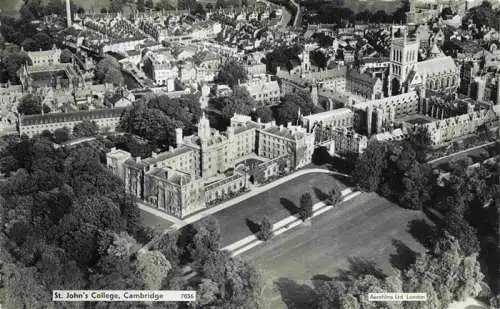 AK / Ansichtskarte 73992758 Cambridge__UK_Cambridgeshire St John's College 