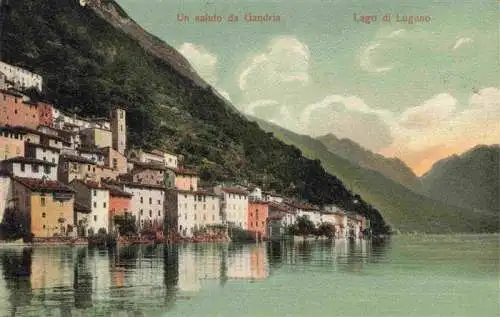 AK / Ansichtskarte  Gandria_Lago_di_Lugano Ortsansicht