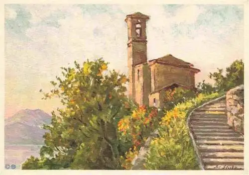 AK / Ansichtskarte  Castagnola_Lago_di_Lugano Motivo rustico