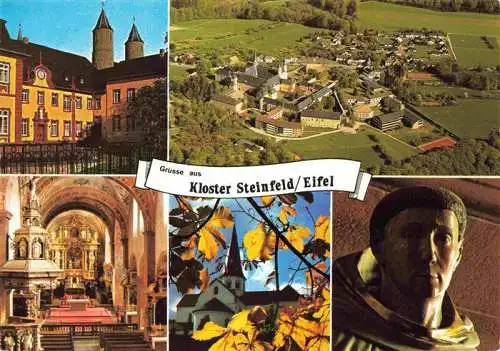AK / Ansichtskarte 73992862 Kloster_Steinfeld_Pfalz Kloster Fliegeraufnahme Kirche Inneres