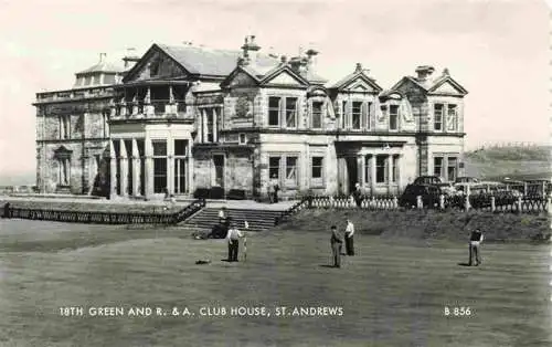 AK / Ansichtskarte 73992968 St_Andrews__Orkney_Islands_Scotland_UK 18th Green and R.A. Club House