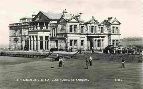 AK / Ansichtskarte  St_Andrews__Orkney_Islands_Scotland_UK 18th Green and R.A. Club House