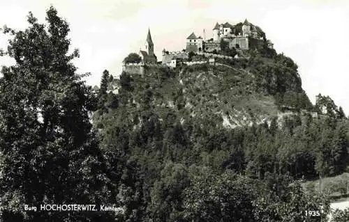 AK / Ansichtskarte  HOCHOSTERWITZ_Burg_Kaernten_AT Blick zur Burg