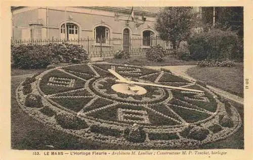 AK / Ansichtskarte  LE_MANS_72_Sarthe Horloge Fleurie Architecte M. Loullier