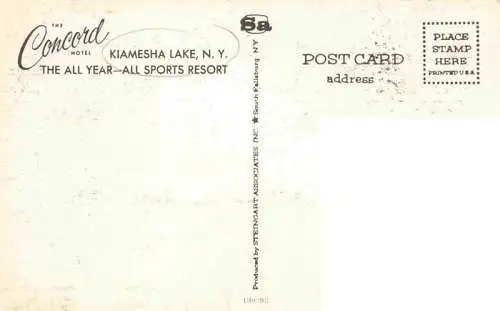 AK / Ansichtskarte  Kiamesha_Lake_New_York_USA The Concord Hotel aerial view