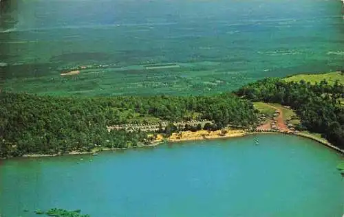 AK / Ansichtskarte  North_Lake_Wisconsin_USA North Lake Campsite panoramic view of Hudson Valley aerial view