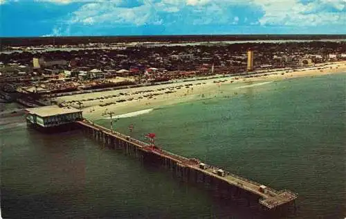 AK / Ansichtskarte  Daytona_Beach_Florida_USA Panorama boardwalk area Main St. Pier Halifax River aerial view