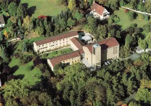 AK / Ansichtskarte  WueRZBURG_Bayern Augustinerkloster St Bruno Fliegeraufnahme