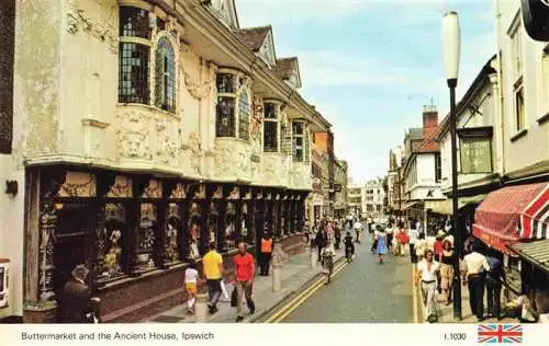 AK / Ansichtskarte  Ipswich Buttermarket and the Ancient House