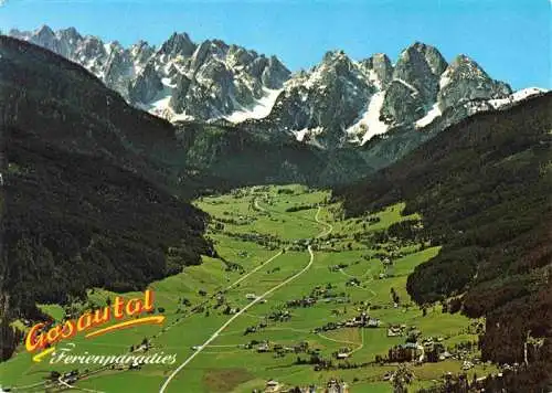 AK / Ansichtskarte  Gosau_Salzkammergut_Oberoesterreich_AT mit Gosautal und Gosaukamm