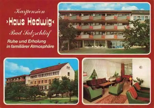 AK / Ansichtskarte  Bad_Salzschlirf Kurpension Haus Hedwig Teilansichten