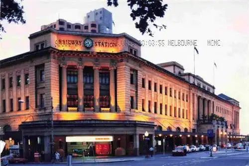 AK / Ansichtskarte 73993178 MELBOURNE__Australia Railway Station