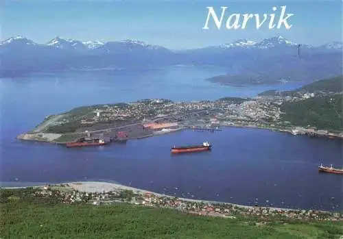 AK / Ansichtskarte 73993211 Narvik_Norway Fliegeraufnahme