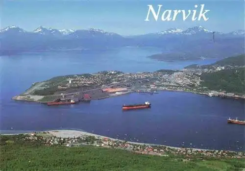 AK / Ansichtskarte  Narvik_Norway Fliegeraufnahme