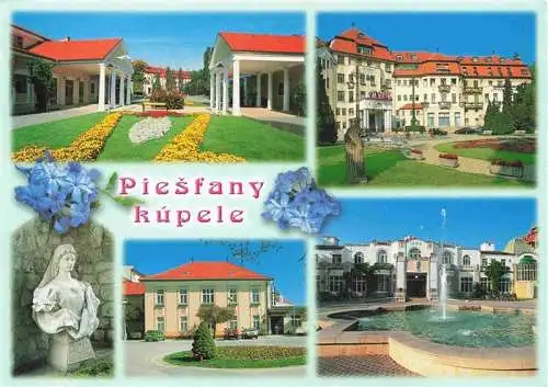 AK / Ansichtskarte  Piestany_Pistian_Poestyen_SK Napoleonske kupele Thermia Palace Pro Patria Irma