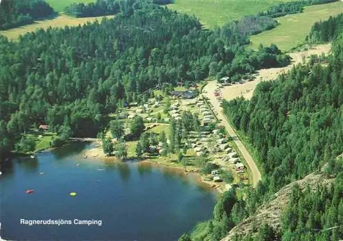 AK / Ansichtskarte 73993242 Dalsland Ragnerudssjoens Camping Fliegeraufnahme