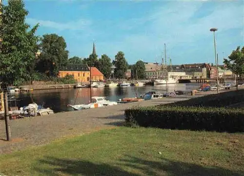 AK / Ansichtskarte  Halmstad_Sweden Smabaetshamnen Hafen