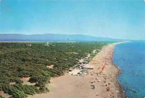 AK / Ansichtskarte  Marina_di_Bibbona_Livorno_IT La spiaggia veduta aerea