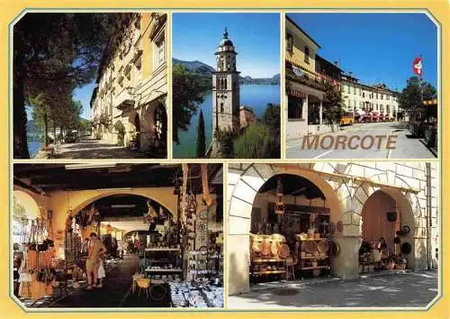 AK / Ansichtskarte  Morcote_Lago_di_Lugano_TI Ortspartien Basar