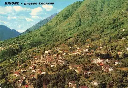 AK / Ansichtskarte  Brione-Verzasca_Minusio_Locarno_TI Fliegeraufnahme 