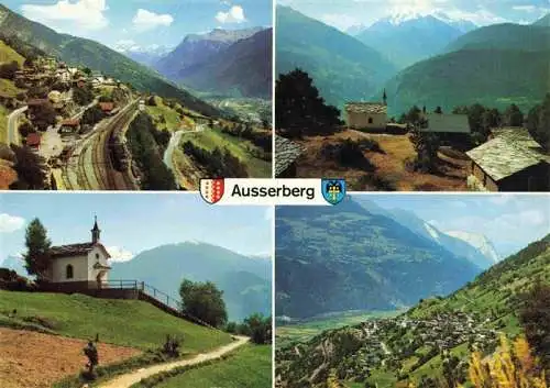 AK / Ansichtskarte  Ausserberg_Raron_VS Station BLS Wanderweg Ranft Ausserberg