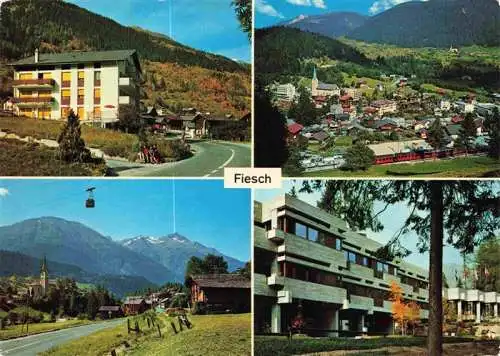 AK / Ansichtskarte  Fiesch_VS Dorfeingang Eggishornbahn Dorf Feriendorf