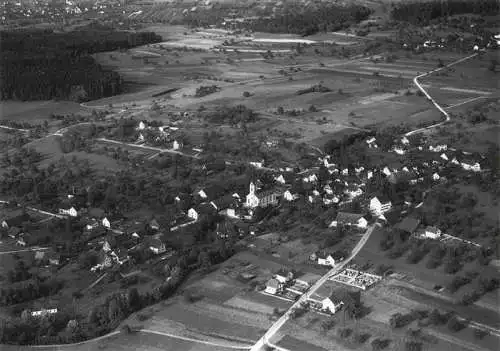 AK / Ansichtskarte  Stetten_AG im Jahr 1950 Fliegeraufnahme